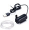 Tuesoa USB Submersible Pump 1m Cable DC Low Voltage Ultra-Quiet Mini Small Water Pump 5V Submersible Pump for Aquarium