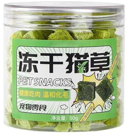 Weizengras-Kausnacks aus natürlichem Gras, halten Sie aktiv und glücklich, fördern die Pflege, Weizengras für Kätzchen