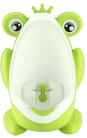 Hemobllo Urinoir Multifonction pour Tout-petits Garçons, Pot D'apprentissage Mural Vert, Plastique Solide, Système Anti-éclaboussures, pour Salle de Bain Garçon et Filles, Apprentissage Propreté,