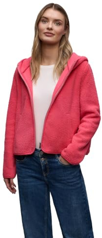 Street One Damen Teddy-Jacke mit Kapuze