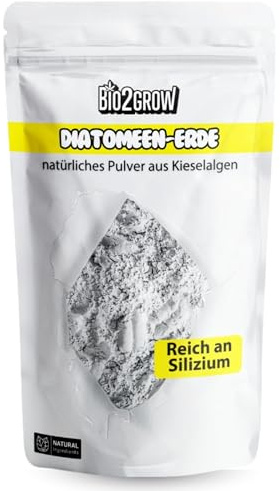 Bio2Grow Diatomeenerde 1kg – Natürliche Kieselgur – Hochreine Siliziumquelle & Bodenverbesserer – Für Erde & Living Soil