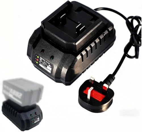 21V Lithium Battery Charger for Power Tools - Universal 21V Li-ion Charging Station with Smart Indicator, Compact Size
