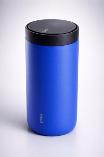 BMW Thermobecher Trinkbecher Edelstahl 330ml – Heiß & Kalt Isolierbecher Auto Getränke Blau
