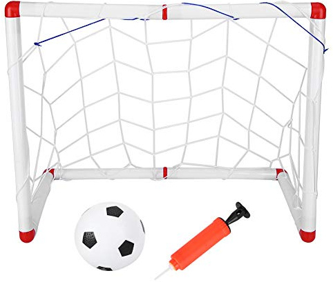Ensemble de but de football léger et facile à transporter avec cadre en plastique pour jouer en intérieur