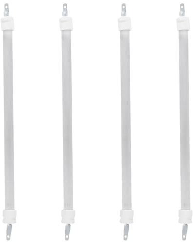 Cabilock 4 Pièces Élément Chauffant Quartz pour Chauffage Électrique Tube Quartz Remplacement pour Poêle et Radiateur Appoint