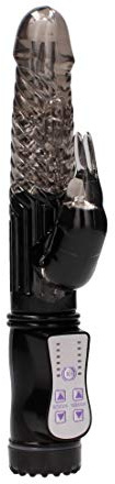 GC by Shots - Rabbit Vibrator - Schwarz - 10,7 cm einführbare Länge, 1 Stück