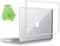 UESWILL Glossy Crystal Clear Hard Case Shell Cover Compatible with MacBook Pro (Retina, 15 inch, Mid 2012/2013/2014/Mid 2015), Model A1398, No CD-ROM, No Touch Bar, Clear