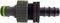 Porous Pipe/Soaker Hose/drip line Link Connector,-Push in Barb-Male- Universal Click hosepipe Male,for use with All 13mm pipework