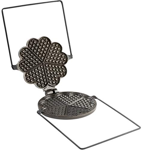 Globe Fire Waffeleisen Gusseisen