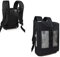 O2TOTES Ultraleichter Rucksack für Inogen One G3 und OxyGo (patentiertes Design) (schwarz), leicht unter 400 g, nur Rucksack, Unterseite mit Reißverschluss, passend für Standard- und Doppelbatterien,