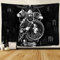 F-FUN SOUL Vikings Wandteppich für Herren, nordische Krieger, 203,2 x 152,4 cm, Wikingerdekoration, mutiger nordischer Pirat, Wolf, Adler, Wandbehang für Wohnzimmer
