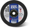 Sait 01109 PREMIUM-DT A 24 R disco da taglio con parte centrale a gomito, 115 mm x 2.5 mm, foro centrale 22.23, 10 pezzi