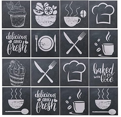 eMagTech 24PCS Tile Stickers Waterproof Oil Proof Antique Self-Adhesive PVC Decorative Tile Stickers for Kitchen Bathroom New Wall Stickers Home Decors 15 x 15cm