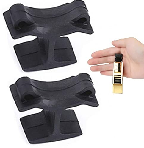 2pcs Schiedsrichter Whistle Finger Grip Clip Halter Für Fußball Fußball Basketball Trainer Finger Klemme Accessoires Schwarz