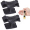 2pcs Schiedsrichter Whistle Finger Grip Clip Halter Für Fußball Fußball Basketball Trainer Finger Klemme Accessoires Schwarz