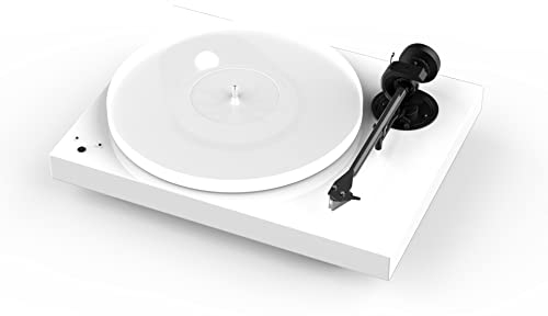 Pro-Ject X1 B, giradischi True Balanced con commutazione elettronica di velocità, braccio in carbonio e piatto in acrilico, incl. Pick it S2 MM, bianco lucido