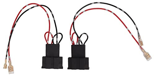 Speaker Connector Harness Car Door Speaker Wiring Harness Adapter Connector Plug 12V 3A 10W Speaker Wire Harness Adapter Mid Bass Speaker Plug +Auto