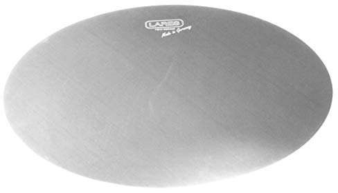 Lares Bandeja para tartas de acero inoxidable, diámetro de 35 cm, fabricada en Alemania