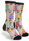 IUBBKI Lange Socken, 40 cm, bunte Rollschuhe, Socken, auffällige Golfsocken, warme dicke Socken für Winter, Damen, Herren, Siehe Abbildung, One size