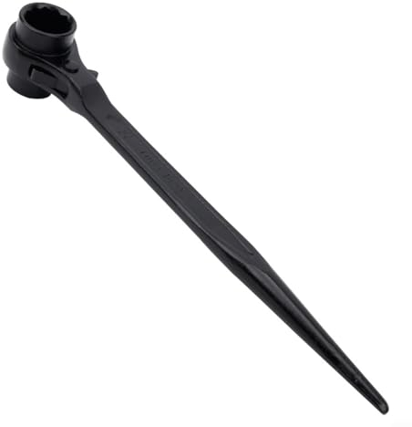 10-32mm Ponteggio estremità affilata chiave a cricchetto 12 prugne fiore base chiave per la riparazione (13-17mm)
