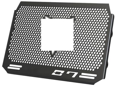 OXLLONE MT07 2023 Radiatore Motociclo di Copertura della Griglia del Radiatore di Alluminio per MT07 MT 07 MT-07 2017 2018 2019 2020 2021 2022 2023-Nero