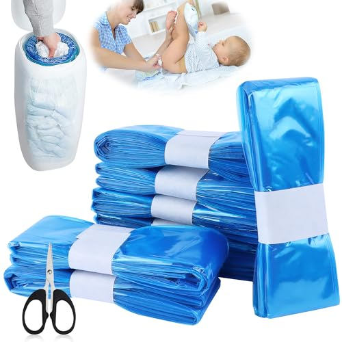 Recambios de Papeleras de Pañales Juego de 8 Recarga para Cubos de Pañales Compatibles con Todos los Cubos de Pañales y para Cubo de Pañales Octogonal