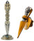 Bacchetta unica DND Dice Spinner Skull Tower Roulette Roller Dark Demon Goblin Set di dadi in metallo per giochi di ruolo