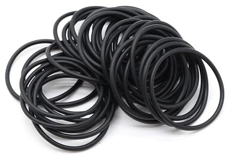 O-Ringe aus Nitrilkautschuk, CS 3 mm, NBR-O-Ring-Dichtung, Ölbeständigkeit, Außendurchmesser 10–80 mm, Abstandshalter aus Nitril-Butadien-Gummi, 10 Stück(55mm x 49mm)