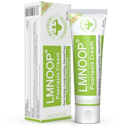Psoriasis-Creme, maximale Stärke Behandlung feuchtigkeitsspendende Creme für Psoriasis, Dermatitis, Ausschlag, Anti-Juckreiz, Rötung, Schuppenbildung, schnell wirkende Hilfe für gereizte, trockene Hau