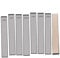Diamant Schleifstein Set für Ruixin Messerschärfer Profi, 7 Stück messer schleifstein inkl 120#, 240#, 600#, 1000#,1500#, 2000#, 3000# & 1 Leder, Diamond Knife Sharpener Stone