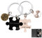 Boyfriend Gift Personalisierte Geschenke Schlüsselanhänger - Paar Geschenke für Beide Partner, Jahrestag Valentinstag Geschenke für Ihn Sie, Couple Geschenke mit Gravur Für Immer, und Ewig Puzzle