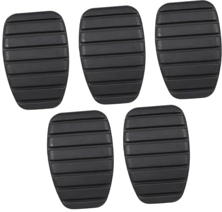 GRIRIW 5stücke Teiliges Gummi Pedalkappen Für Auto Clutch Pedal Abdeckung Hochtemperaturbeständig Passend Für Verschiedene Modelle Erhöht Fahrkomfort Und Schützt Das Innenraumdesign