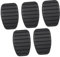 GRIRIW 5stücke Teiliges Gummi Pedalkappen Für Auto Clutch Pedal Abdeckung Hochtemperaturbeständig Passend Für Verschiedene Modelle Erhöht Fahrkomfort Und Schützt Das Innenraumdesign