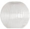 ValueLights | Maddison Clear Ribbed Glass Globe Easy Fit Pendant Lamp Shade | Shades, Home Décor & Improvement Essential | 200cm Shade Width