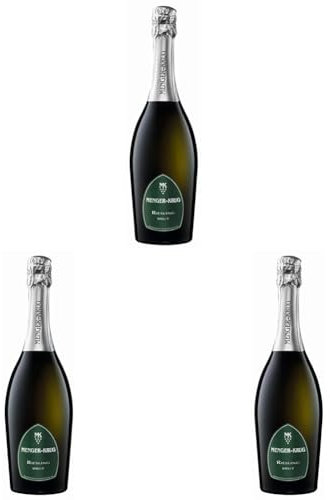 MENGER KRUG Riesling Sekt Brut (1 x 0,75 l) - Edler Manufaktur-Sekt aus Deutschland, Herstellung durch Traditionelle Flaschengärung, auf Champagner Niveau, Ausgewogen, feingliedrig und frisch