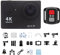 Videocamere Sportive, Videocamera professionale 4K Action Camera Recorder 30FPS 2.0 pollici 30M impermeabile subacqueo Registrazione video Cam Sport originali per sport, vlog(No Card,Black-Telecontrol