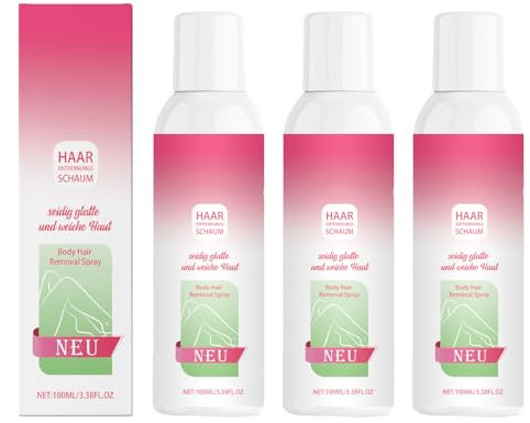Body Haarentfernung enthaarungsspray, Effektive Haarentfernung Ohne Rasur Für Frauen Und Männer, enthaarungsspray, Keine Hautirritationen (3)