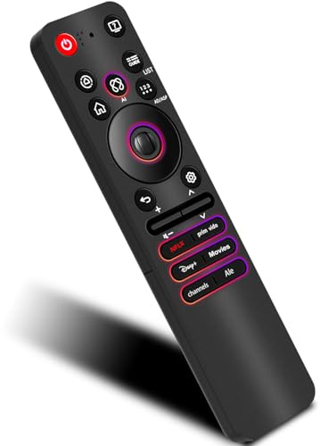 Gvirtue Ersatzfernbedienung MR25GA / AKB76046605 für LG AI Magic Remote mit Sprach- & Zeigersteuerung – Kompatibel mit LG QNED, OLED, NanoCell, UHD LCD LED TV 2019-2025 (webOS-System)