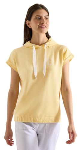 Damen T-Shirt mit Hoodie und Printdetail