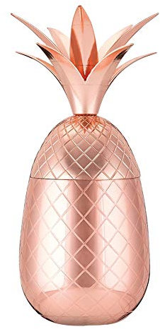 Viski - Vaso con forma de piña cobre