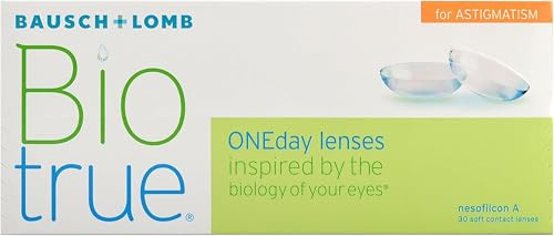 Biotrue ONEday lentillas, diarias | Bausch + Lomb, 16 horas de comodidad, 78% de contenido en agua, lentillas diarias