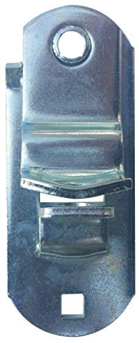 JQuad Loquet de Verrouillage pour Porte de remorque et Rampe - Montage de 10,2 cm - Loquet de Verrouillage à Came - Zinc