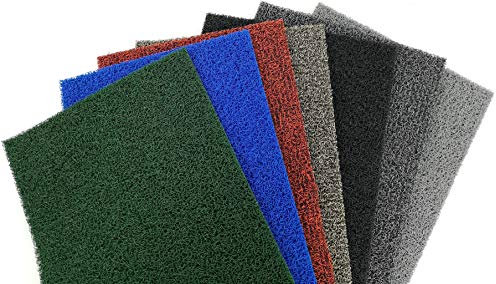 Nicoman Door Mat|Easy-Clean & Dirt-Trapper Barrier Doormat|Non-Shedding & Jet-Washable Outdoor Spaghetti Doormats|A Practical Alternative To Coir Door Mats (110x180cm,Black)