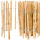 BOGATECO Clôture à Lattis Noisetier Bois | 60 cm de Hauteur et 500 cm de Long | Distance Entre Lattes 7-8 CM | Idéal comme Une Clôture de Jardin | Peut être Utilisé comme de Support pour Les Vignes