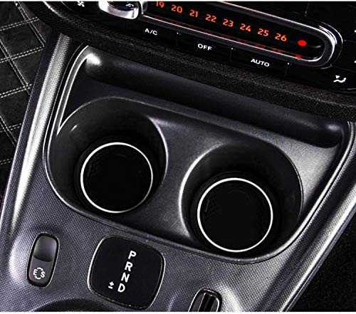 Smart Fortwo 453 Gummimatten, Wasser Becherhalter Innentür Matten Antirutschmatten, Türschlitzmatte 6 Stücke Weiß