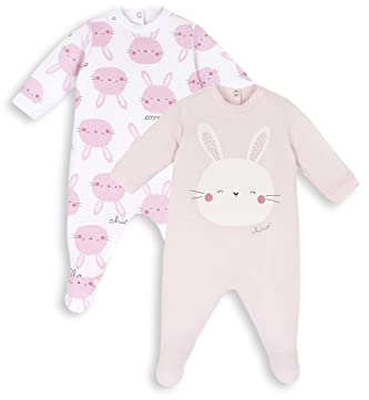 Chicco Set Tutine in Cotone con Piedino, Pacco da 2