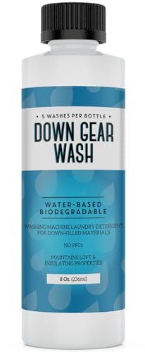 IMPRESA Concentrated Down Wash Detergent - Loft & Warmth Renewal, Laundry Soap for Down Jackets - Machine Wash Safe & Sleeping Bag Detergent - 8 Fl Oz