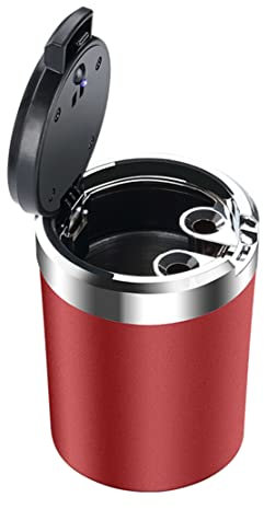 Autoaschenbecher,Mit 3d-Logo,Led-Lichtauto Metal Liner,FüR Mg 6 Gs Gt Zt 350 7 5 3 Zr 550 Rx5 Zs Hs Tf