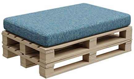 Gutekissen® Palettenkissen, Palletenpolster, Gartenkissen, Palettenauflagen, Sofa, Kissen, Polster, Auflagen Indoor Outdoor PFBG (Sitzkissen 120x80, Maritim)