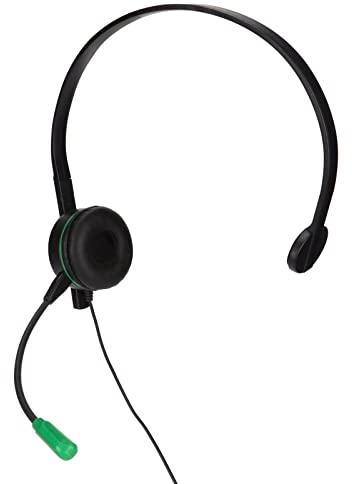 ASHATA Wired Single Ear Gaming Headset,Sided One Ear Headphone for PS4 for Xbox One,Gaming Chatting Earphone with Noise Cancelling Mic,for PSP,Tablet,Computer,Phone